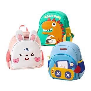 幼儿园书包儿童专用男童女孩定制挂牌双肩包宝宝小孩轻便外出背包
