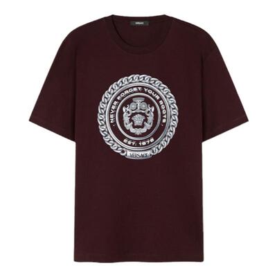 【季末优惠】VERSACE/范思哲 男士Chain Crest T恤