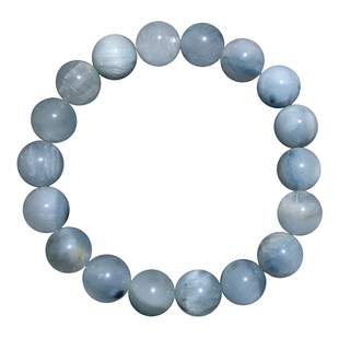 天然莹润蓝兔毛单圈手链兔毛水晶绒发晶手串情侣饰品送生日礼物女