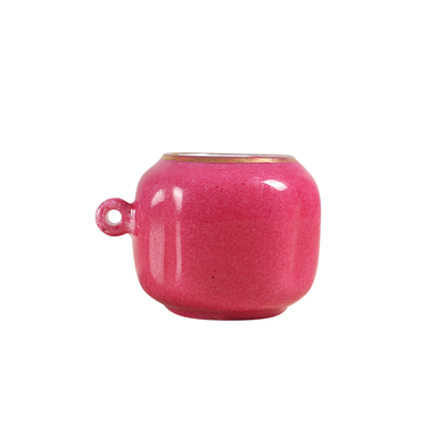 华胜堂 景德镇手绘镶金口胭脂水绣眼五件套鸟食罐鸟笼配件鸟具