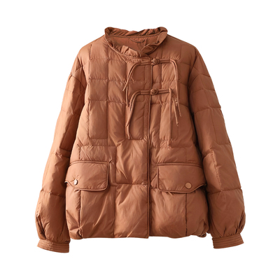 白鸭绒妈妈款盘扣国风加厚羽绒服