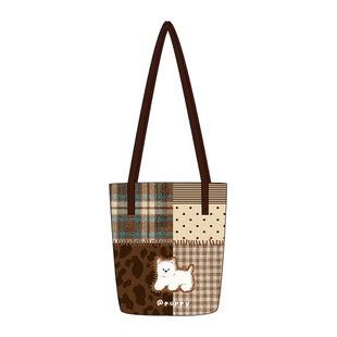 韩版设计感小众包包日常通勤百搭大容量单肩包慵懒帆布包托特AE02