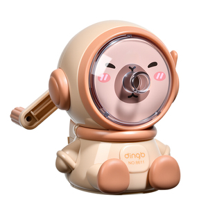 卡皮巴拉卷笔刀手摇转笔刀女孩削笔器铅笔削笔刀小学生用男孩削笔机全自动进铅笔刨幼儿园儿童手动旋笔绞笔刀