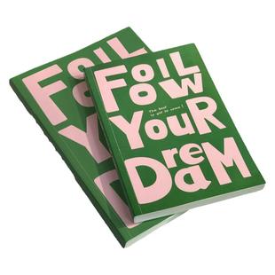 美式复古笔记本厚本子空白本内页超厚横线b5初中生高中生专用加厚草稿本学生用a5拍纸本记录记事本日记本数学