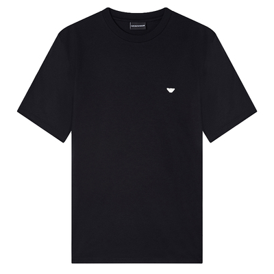 阿玛尼男士刺绣鹰标短袖T恤