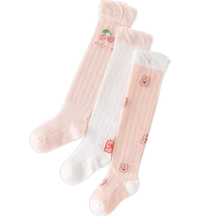 加长婴儿长筒袜夏季薄款新生儿童男女宝宝过膝不勒腿防蚊袜棉夏天