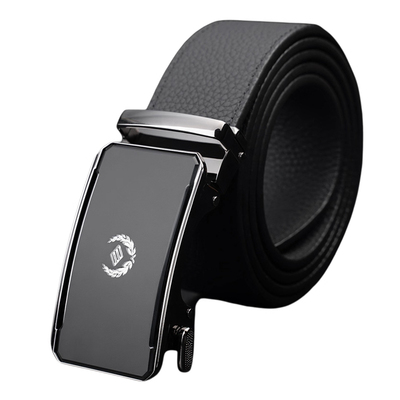 JA爱堡德百搭合金自动扣牛皮皮带