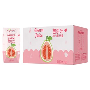 诺特莱氏芭乐汁酸甜清爽早餐聚餐解腻100%番石榴果汁饮网红零添加
