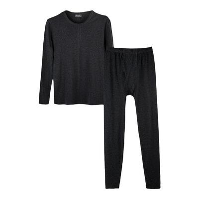 贴心长袖男士简约纯棉保暖套装