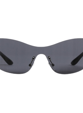 科技感蝶形大框特工墨镜