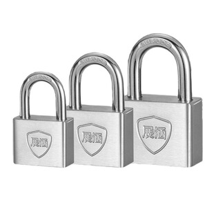 304不锈钢挂锁防水锁头户外防锈通开防撬大门锁防剪锁长梁防盗门