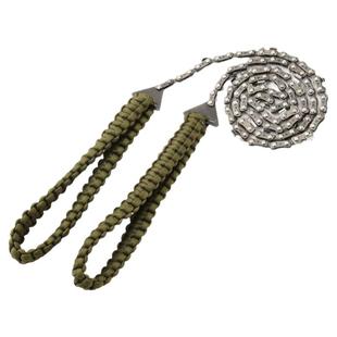 户外绳锯管神器手拉据钢丝锯线锯子锯树切割链条野外荒野求生装备