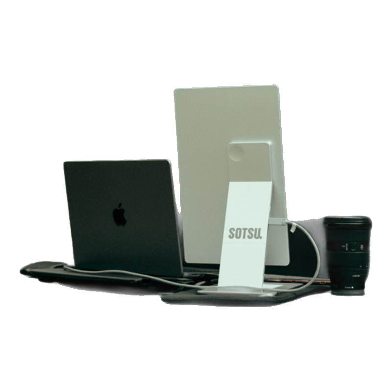 14寸便携显示器LCD屏，5W低功耗 ,USB-C直连手机/电脑（含底座）