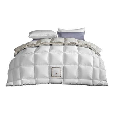 水星家纺抑菌95白鹅绒加厚冬被