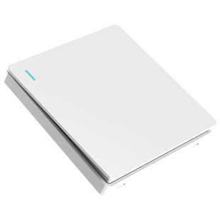 国际电工官方旗舰店家用86型双控一开五孔插座带开关面板暗装白色