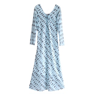 Kerry法式包臀裙【春日私语】性感优雅气质连衣裙不规则碎花长裙