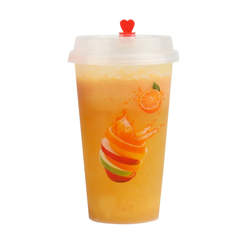 加厚水果磨砂注塑杯塑料杯