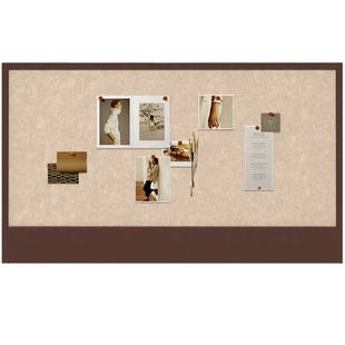 长远毛毡板照片墙背景板挂墙面粘相片框展示羊毛毡版墙贴软木板免打孔愿景拍立得墙壁装饰创意书桌文化留言板