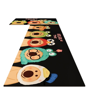 卡通厨房地垫2026新款防滑防油可擦免洗专用吸水地毯软硅藻泥脚垫