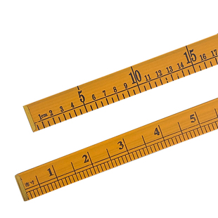 一米黄木尺教学教具木质用尺家用量布量衣裁布1米直尺裁缝量布尺
