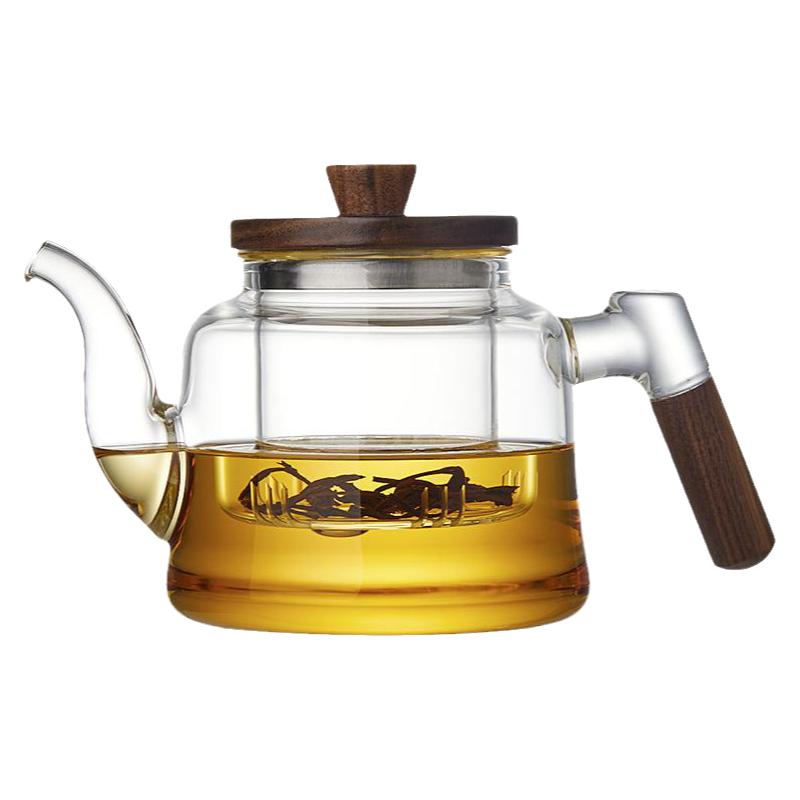 忆壶茶加厚玻璃泡茶壶内置不锈钢