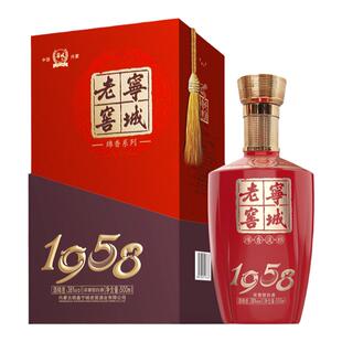 赤峰白酒宁城老窖1958酒38度浓香500ml/瓶宴席酒厂直发保真包邮