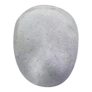 生物头皮假发男手织全真发前额超薄隐形无痕发际线秃头头顶补发片