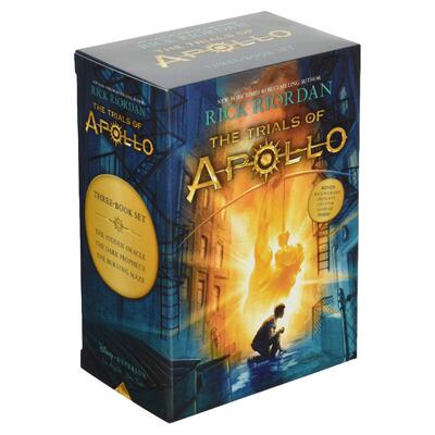 第五季三部曲 阿波罗的审判3本套装1-3册 英文原版 Trials of Apollo The 3-Book 平装 Boxed Set波西杰克逊 奇幻小说进口英语书籍