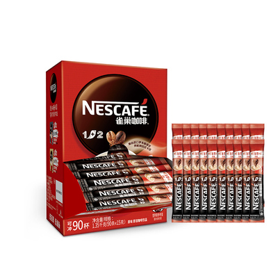 雀巢1+2原味速溶提神咖啡粉100条