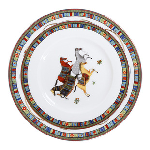 陶瓷餐具套装碗碟菜盘西餐牛排盘子家用骨瓷大汤碗面碗吃饭碗单件