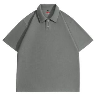 班尼路S&K系列华夫格polo衫男短袖2026夏季新款翻领t恤简约上衣A