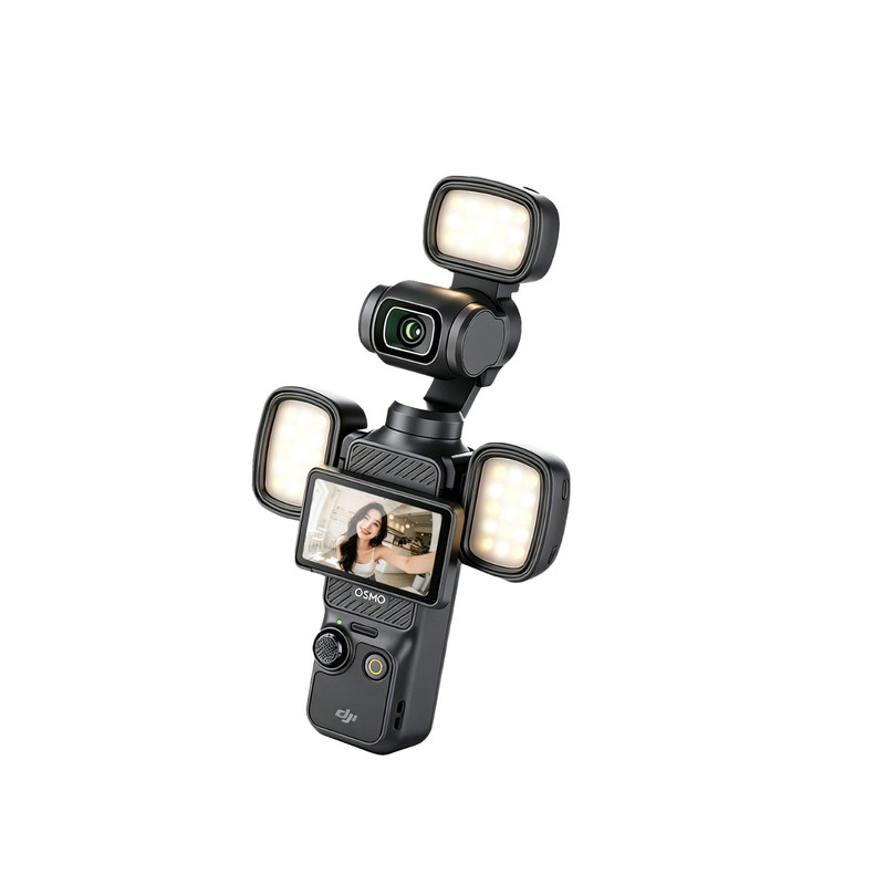 适用大疆pocket4磁吸补光灯