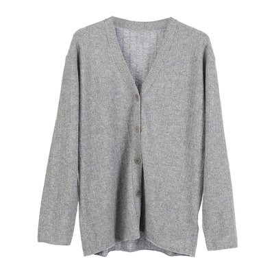 【Highline系列】真z~y料康赛妮A级羊绒肌理针织背心+开衫+阔腿裤