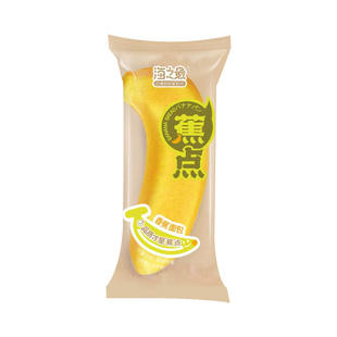 25年新海之最香蕉味面包早餐整箱蛋糕营养解馋休闲零食夜宵充饥