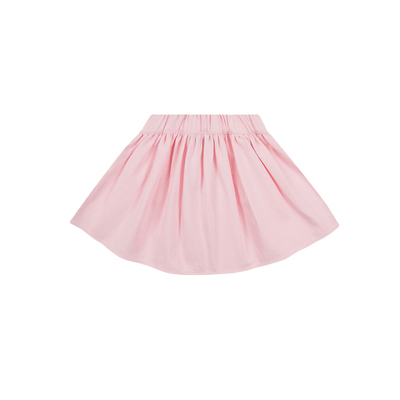 Evisu童装海鸥刺绣牛仔波浪裙