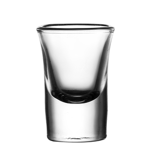 玻璃小酒杯家用创意一口杯烈酒杯10ml15ml白酒杯套餐加厚高脚酒杯