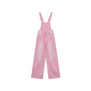 【周深同款】REVAN芮范甜酷多巴胺牛仔背带裤RM31311177