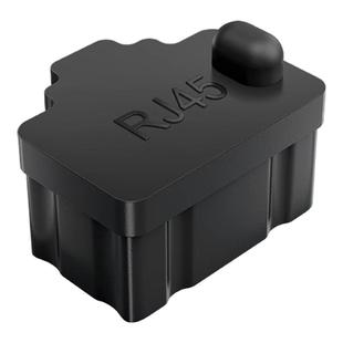 山泽RJ45网口防尘塞可拆卸封口封堵器光模块堵头电脑网线接口路由器交换机网卡服务器胶塞硅胶材质