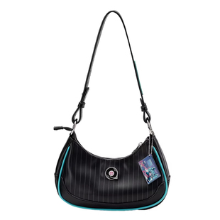 moeyu初音未来周边miku合成器浪潮之翼女包通勤复古斜挎包单肩包