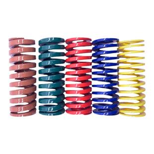 模具弹簧国产日标65MN压簧蓝色TL高强度扁线压缩矩形弹簧高强度耐