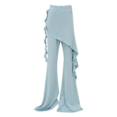 叶落清舞现代舞裤身韵显瘦屁帘微喇裤古典舞中国舞形体练功服长裤