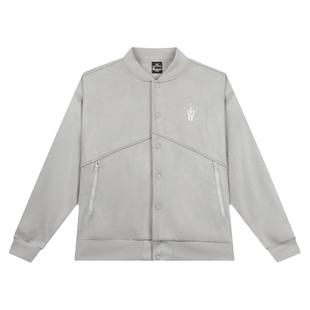 361运动外套男约基奇冬季短款加绒保暖棒球服休闲工装上衣夹克