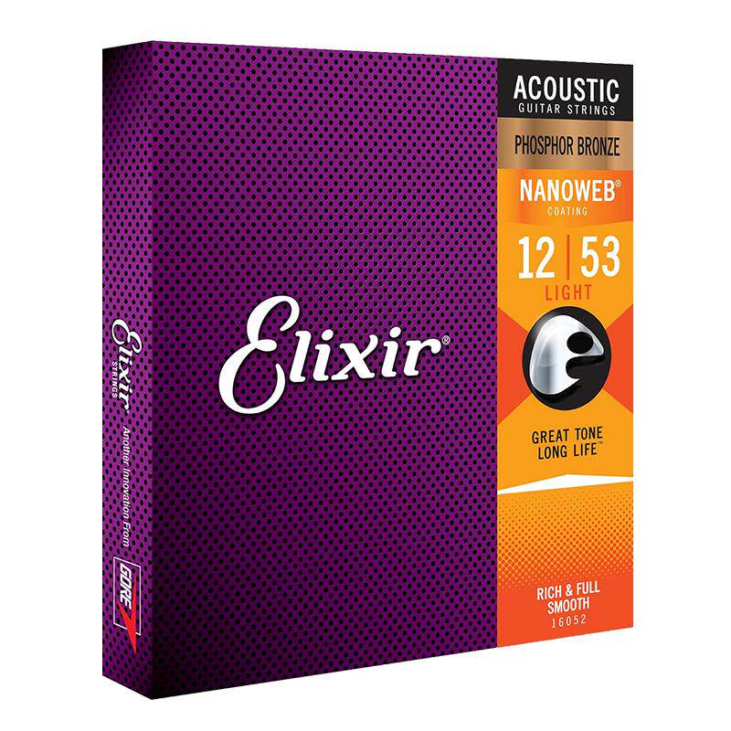 美产ELIXIR伊利克斯磷铜民谣弦