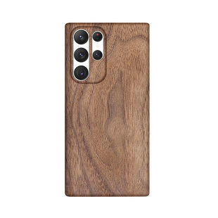 适用于三星S25Ultra S24手机壳S23保护壳plus原木质防摔超薄手感S22Ultra后盖木头S22个性简约商务s21