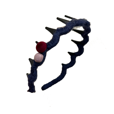 带齿毛绒发箍~修饰脸型增高颅顶