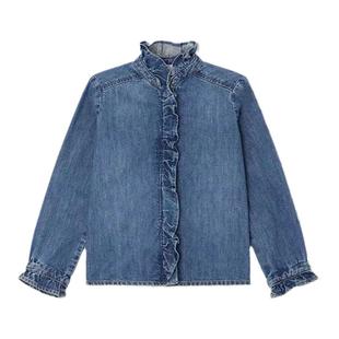 现货Bonpoint童装25秋冬女童大衣羽绒服学院防风外套保暖长袖