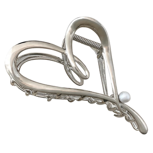 特大号抓夹发量多女夏天2024高级感金属鲨鱼夹盘发发夹后脑勺头饰