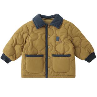 儿童棉服秋冬季外出服宝宝夹棉加厚棉袄冬季保暖上衣冬装男童外套