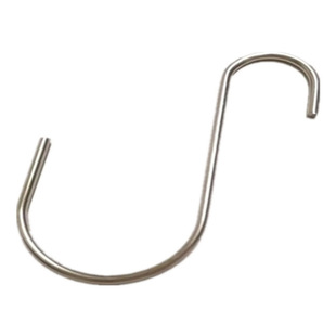大号304不锈钢s型挂钩吊钩加长晒肉腊肉钩子服装店挂钩大承重