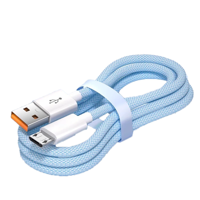 数据线适用oppo/vivo/小米/三星/魅族/华为/中兴老款安卓快充手机充电器线闪充加长线梯形接口通用耳机编织